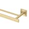 Gatco Elevate 24" Double Towel Bar, Brushed Brass 4064 - alternate 1