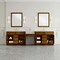 James Martin Vanities Bellshire 120" Dual Vanity Set w/24" Make-Up Counter, Honey Oak w/3 cm Ethereal Noctis Silestone Top 660-VMC120-HNO-3ENC - alternate 2