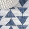 Jonathan Y Andratx Modern Tribal Geometric Blue/Ivory 2 ft. x 10 ft. Indoor/Outdoor Runner Rug SMB126B-210 - alternate 3