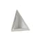 Homeroots Set of Two White Marble Triangle Decorative Bookends, 2PK 392143 - alternate 2
