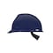 Msa Safety V-Gard Slotted Cap, HDPE, Fas-Trac III Suspension, Type I, Class E, Dark Blue (standard size) 802972 - alternate 2