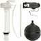 Prosource Exclusively Orgill Economy Toilet Tank Repair Kit, 1 SetPiece, BlackWhite 24451-3L - alternate 1