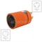 Ac Works Plug Adapter, L5-30R, L5-20P, L5-30P, L5-20P, 0 ft., Orange ADL520L530 - alternate 3