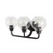 Jonathan Y Sandrine 26.25" 3-Light Iron/Seeded Glass Cottage Rustic LED Vanity Light, Oil Rubbed Bronze JYL7528A - alternate 4