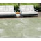 Homeroots 10' X 14' Artichoke Green Fern Green And Ivory Abstract Washable Indoor Outdoor Area Rug 587463 - alternate 1