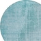 Homeroots 8' Aqua Teal Blue And Gray Round Abstract Washable Indoor Outdoor Area Rug 587256 - alternate 4