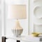 Jonathan Y Tate 24.5" Ceramic LED Table Lamp, Cream JYL8018C - alternate 2