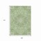 Homeroots 9' X 12' Artichoke Green And Ivory Medallion Washable Indoor Outdoor Area Rug 617453 - alternate 3