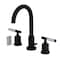 Kingston Brass Widespread Bathroom Faucet with Brass Pop-Up, Matte Black FSC8920KPS - alternate 1