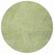 Homeroots 8' Artichoke Green And Ivory Round Abstract Washable Indoor Outdoor Area Rug 596982 - alternate 4