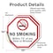 Signmission No Smoking Within 75' Of Any Door o, 10 inch X 10 inch, Vinyl Decal, 2PK OC-D-2PACK-10-89 - alternate 3