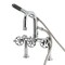 Kingston Brass 7" Center Deck-Mount Clawfoot Tub Faucet with Hand Shower, Polished Chrome AE6001RX - alternate 1