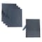 C-Line Products 8-1/2" x 11" Black 12-Pocket Bound Sheet Protector Presentation Book, 1/EA 33311 - alternate 2