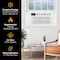 Wptac 23,200 BTU 230V Window Mounted Air Conditioner with Supplemental Heat WHHW232BW - alternate 2