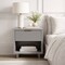 Manhattan Comfort Elara 18 in Solid Wood Nightstand in Light Gray (1-Drawer) NS1794-6 - alternate 1