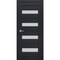 Sartodoors Interior Solid French Door Frosted Glass 28x96 Solid Core Modern Interior VEREGIO7455ID-ANT-2896 - alternate 1