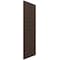 Ekena Millwork True Fit PVC Horizontal Slat Modern Style Fixed Mount Shutters, Raisin Brown, 12W x 32H, PR TFP001HZ12X032TB - alternate 2