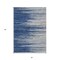 Homeroots 3' X 5' Navy Blue Gray And Ivory Striped Washable Indoor Outdoor Area Rug 597265 - alternate 2