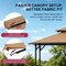Sunjoy 8 ft. x 5 ft. Arbrook Grill Gazebo A103003000 - alternate 3