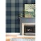 A-Street Prints Westley Navy Plaid Wallpaper 4147-27386 - alternate 3