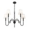 Z-Lite Jisele Matte Black 5 Light Chandelier 4505-5MB - alternate 3