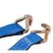 Mytee Products 2 in x 27 ft Blue Ratchet Tie-Down Strap w/ Wire Hook, 3,333 lbs WLL, 4PK RS227WH-Bx4 - alternate 5