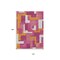 Homeroots 10' X 14' Pink Ivory And Orange Geometric Washable Indoor Outdoor Area Rug 613228 - alternate 3