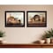 Homeroots Set Of Two By Grace 1 Black Framed Print Wall Art, 2PK 405877 - alternate 2