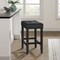 Alaterre Furniture Madison Backless Counter Height Stool Black Finish with Black PU AVMA21P0 - alternate 3