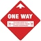 Signmission One Way Arrow 2 Cart Distance Non-Slip Floor Graphic, 7" x 7", FD-2-X-7-99982 FD-2-X-7-99982 - alternate 1