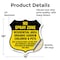 Signmission No Spray Shield Sign No Spray Zone Resid, 18 Inch X 18 Inch, Vinyl Decal SHI-D-18-405 - alternate 2
