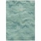 Homeroots 5' X 8' Teal Blue And Ivory Abstract Washable Indoor Outdoor Area Rug 631318 - alternate 3
