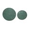 Homeroots Set Of Two Green and Gold Genuine Marble and Iron Round Frame Nested Coffee Tables, 2PK 716251 - alternate 2