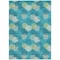 Homeroots 9' X 12' Emerald Gray And Ivory Polka Dot Washable Indoor Outdoor Area Rug 594236 - alternate 3