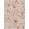 Homeroots 8' X 10' Salmon And Coral Floral Washable Indoor Outdoor Area Rug 611171 - alternate 2