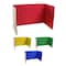 Flipside 18 x 48 Study Carrel Assorted Corrugated Pack of 12 61849-12 - alternate 1