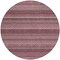 Homeroots 8' Red And Burgundy Round Striped Washable Indoor Outdoor Area Rug 610590 - alternate 3