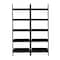 International Concepts Lean To Shelf Units with 5 Shelves, Set of 2 Pieces, Black K-SH67-2660-2 - alternate 1