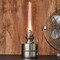 Kings County Tools Oil Lamp 13 in Extra-Bright Hurricane Lamp with Antique-Style Nickel Body & Glass Chimney Lantern GW78A05-23 - alternate 2