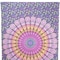 Homeroots 80" X 56" Purple Pink And Yellow Mandala Cotton Hanging Tapestry 397191 - alternate 3