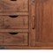 Homeroots 70" Brown Solid Wood Enclosed Storage Distressed TV Stand 528728 - alternate 3
