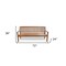 Homeroots 72in Teak Solid Wood Garden Bench 476411 - alternate 2