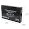 Upg 12V 2Ah ST Sealed Lead Acid AGM Battery by UPG UB1220-T - alternate 3