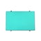 Floortex Board and wall fixing, 36 in, Tempered Glass Frame, Teal FCVGM2436TG - alternate 2
