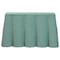 Bali & Pari Palm Bohemian Seafoam Green Scallop Rattan Console Table 252-14103-ZORO - alternate 2