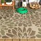 Jonathan Y Zinnia Modern Floral Textured Weave Sage/Brown 3 ft. x 5 ft. Indoor/Outdoor Area Rug SMB110A-3 - alternate 2