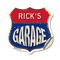 Signmission Rick's Garage, 12 Inch X 12 Inch, Vinyl Decal SHI-D-12-383-RICK - alternate 1