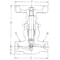 Hoke 1700 Series - Forged Body, Integral Bonnet Needle Valves, 3/8in MNPT x 3/8in MNPT, 6000 PSI 1751M6Y - alternate 1