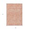 Homeroots 9' X 12' Salmon And Ivory Abstract Washable Indoor Outdoor Area Rug 599758 - alternate 3