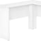 Homeroots 47" White Wood Corner Computer Desk 489877 - alternate 3